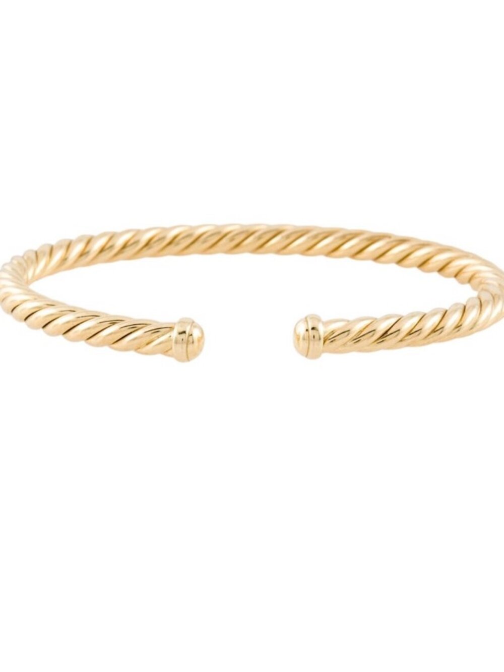 DAVID YURMAN 18K 750 YELLOW GOLD CABLE FLEX® BRACELET